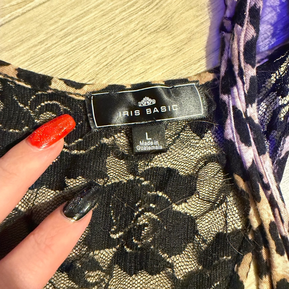Iris Basic Leopard Print Tank Top - Picture 2 of 3